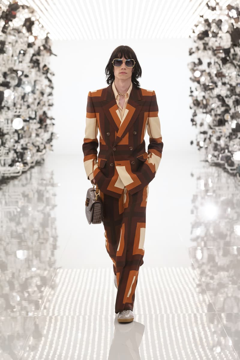 グッチ Gucci Debuts Balenciaga "Collab" on "Aria" Runway alessandro michele demna gvasalia collaboration collection 100th anniversary menswear womenswear price buy website logo jacket