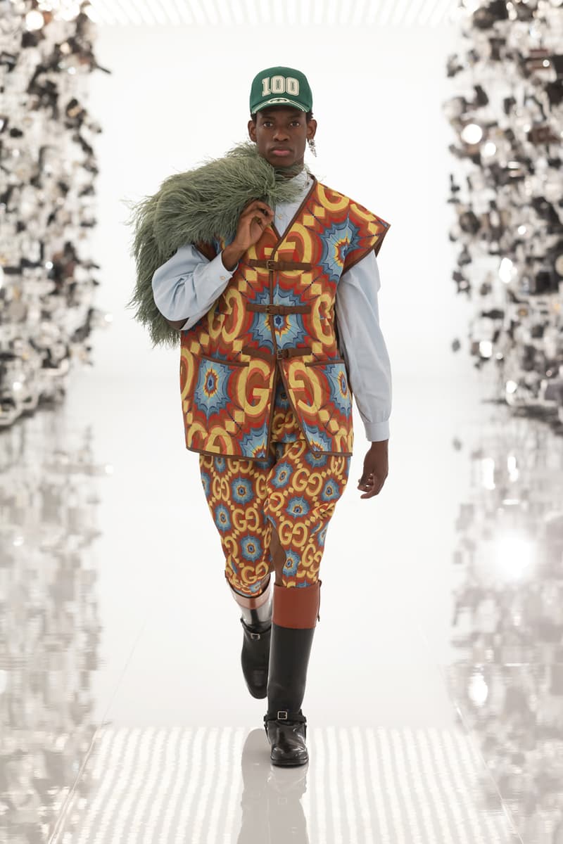 グッチ Gucci Debuts Balenciaga "Collab" on "Aria" Runway alessandro michele demna gvasalia collaboration collection 100th anniversary menswear womenswear price buy website logo jacket