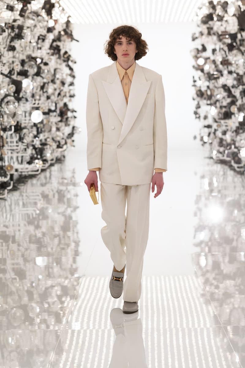 グッチ Gucci Debuts Balenciaga "Collab" on "Aria" Runway alessandro michele demna gvasalia collaboration collection 100th anniversary menswear womenswear price buy website logo jacket