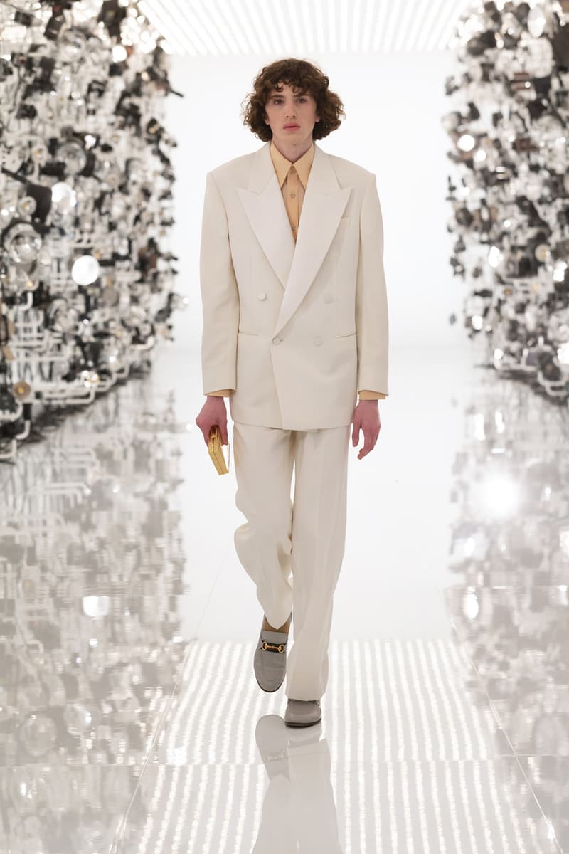 グッチ Gucci Debuts Balenciaga "Collab" on "Aria" Runway alessandro michele demna gvasalia collaboration collection 100th anniversary menswear womenswear price buy website logo jacket