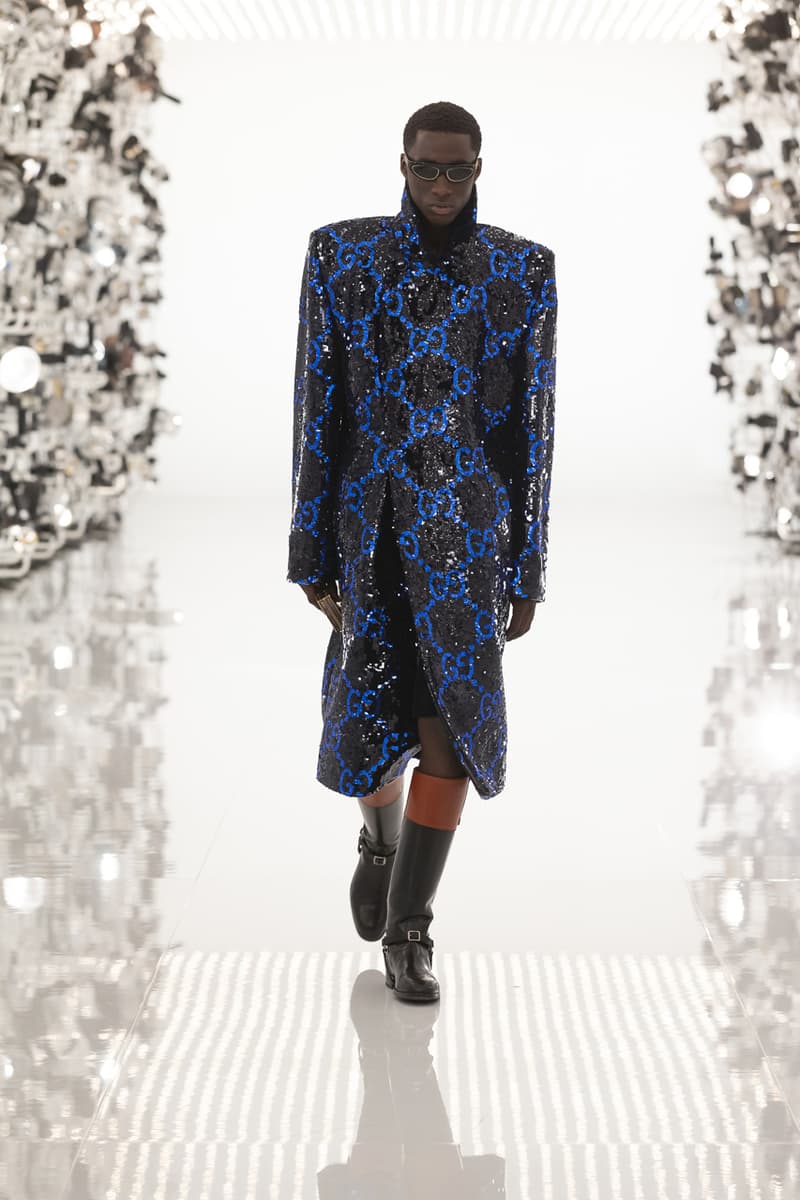 グッチ Gucci Debuts Balenciaga "Collab" on "Aria" Runway alessandro michele demna gvasalia collaboration collection 100th anniversary menswear womenswear price buy website logo jacket