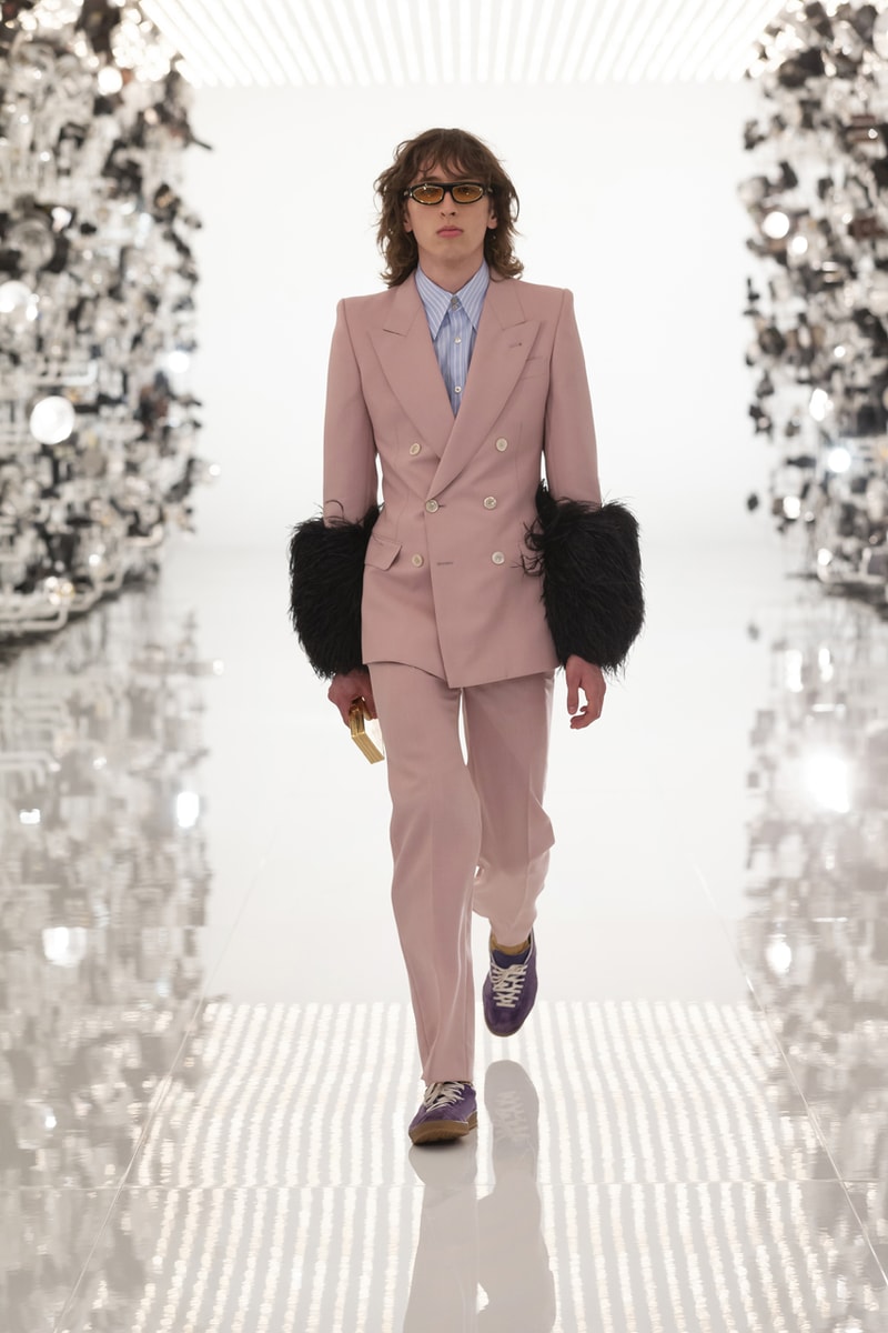 グッチ Gucci Debuts Balenciaga "Collab" on "Aria" Runway alessandro michele demna gvasalia collaboration collection 100th anniversary menswear womenswear price buy website logo jacket