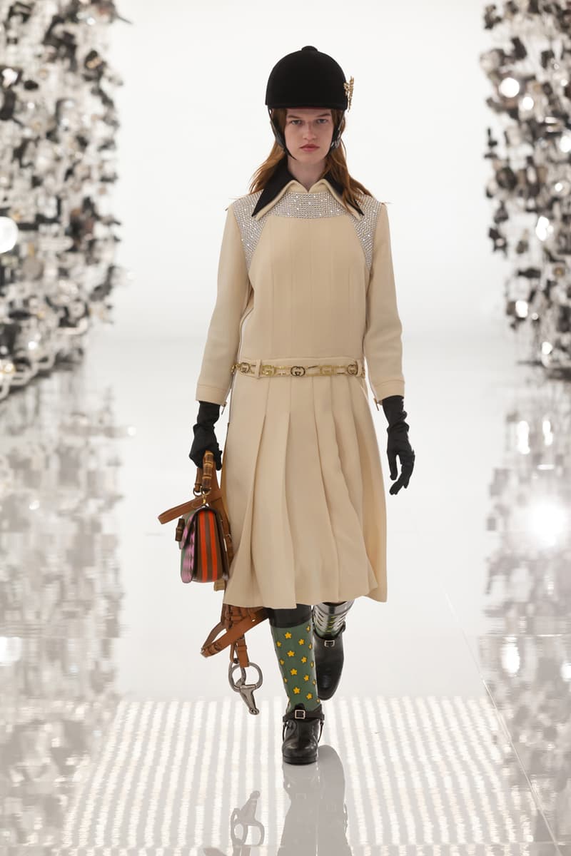 グッチ Gucci Debuts Balenciaga "Collab" on "Aria" Runway alessandro michele demna gvasalia collaboration collection 100th anniversary menswear womenswear price buy website logo jacket