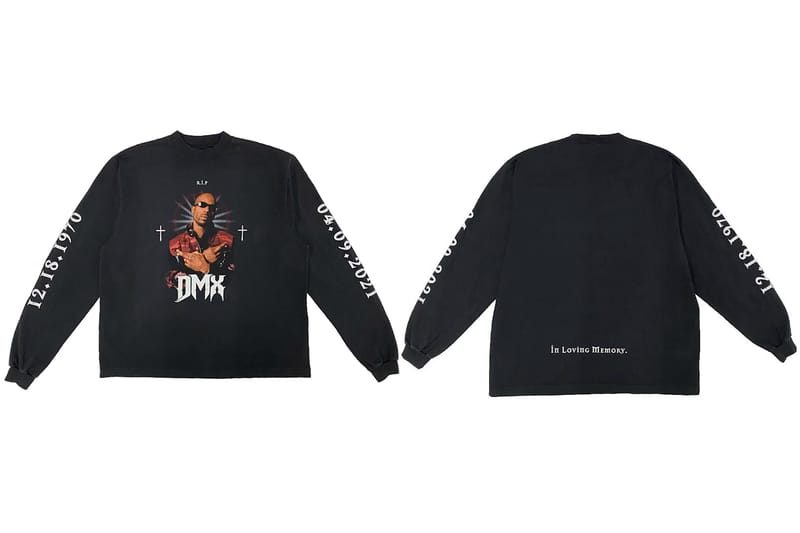 YEEZY と Balenciaga が共同で DMX のトリビュートアイテムを発表