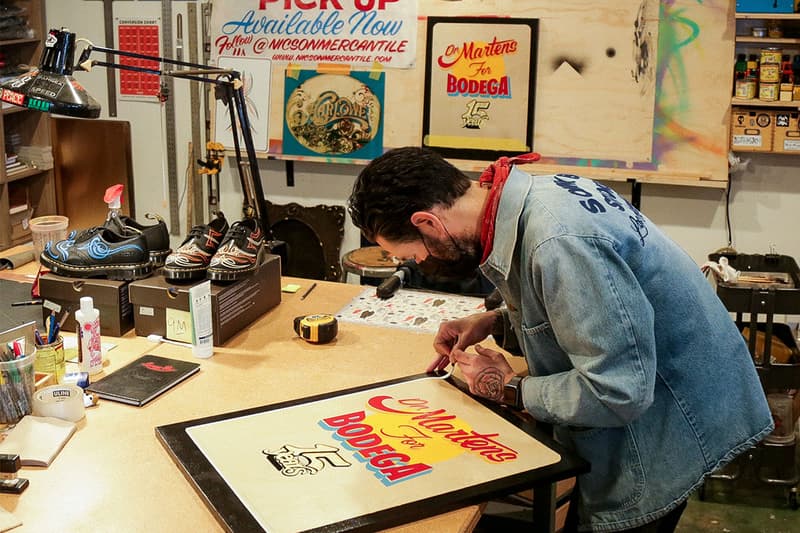 ドクターマーチンxボデガによるコラボレーションモデル第2弾がリリース bodega dr martens doc martens 1461 release details information buy cop purchase