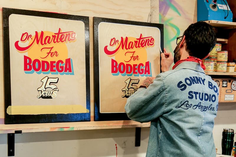 ドクターマーチンxボデガによるコラボレーションモデル第2弾がリリース bodega dr martens doc martens 1461 release details information buy cop purchase