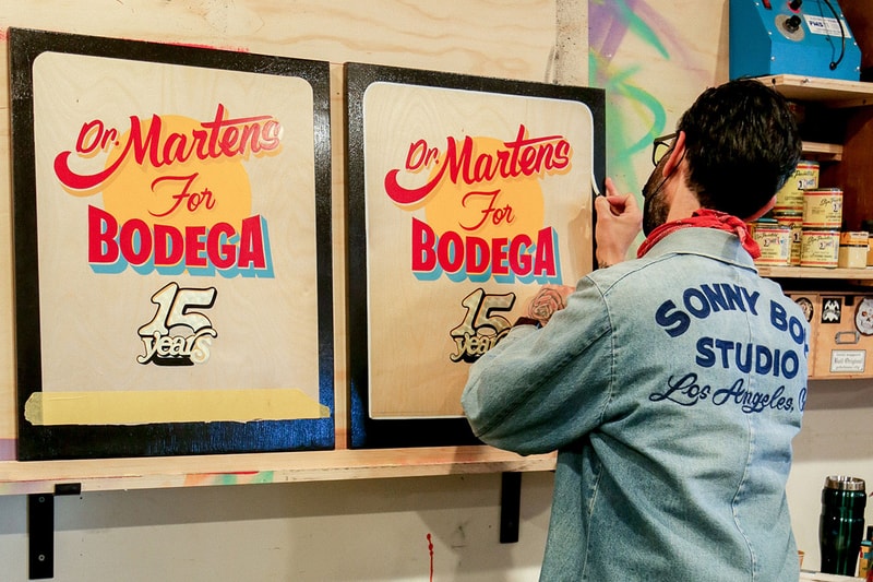 ドクターマーチンxボデガによるコラボレーションモデル第2弾がリリース bodega dr martens doc martens 1461 release details information buy cop purchase