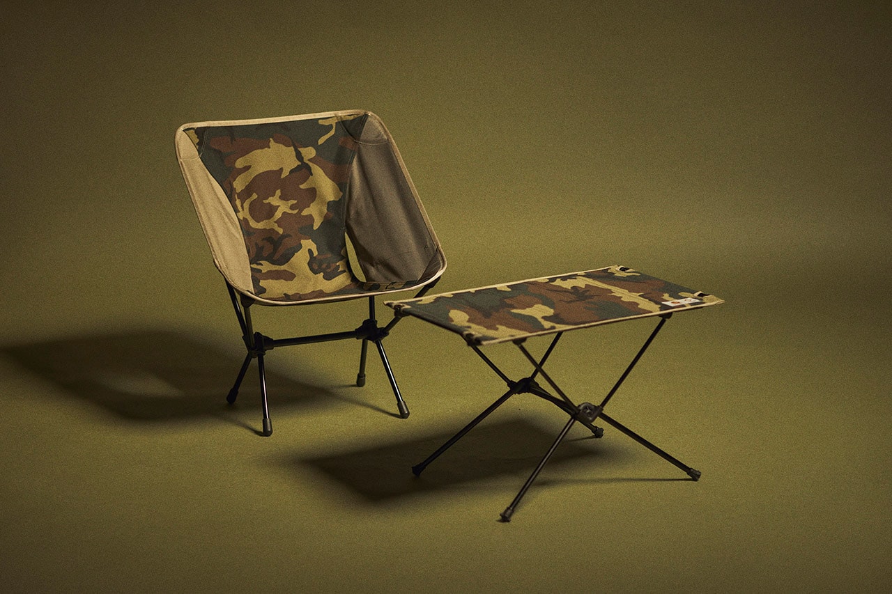 カーハート WIP2021年春夏コレクションに着想したヘリノックス タクティカルサプライとテーブルワンが登場 carhartt wip work in progress helinox chair table valiant laurel camouflage lightweight packable portable details