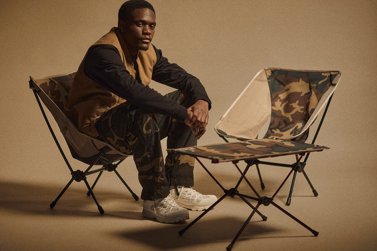 Carhartt WIP 2021年春夏コレクションに着想した Helinox Tactical Chair と Table One が登場