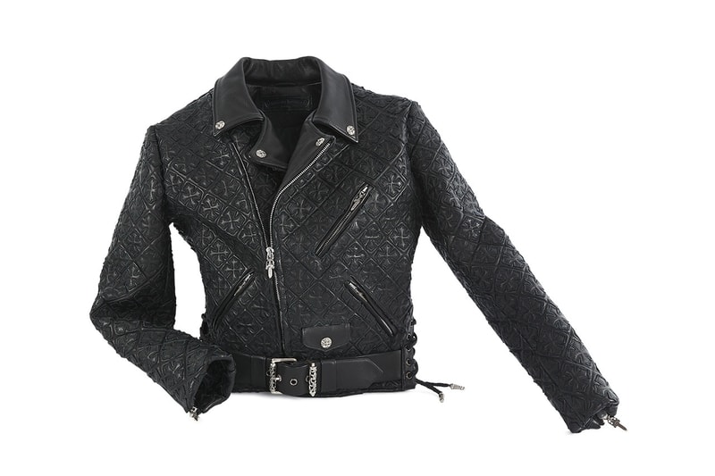 クロムハーツ Chrome Hearts がクロスパッチを全面に施したライダースジャケットをリリース 