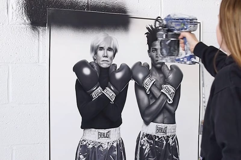 ハイパーリアリズム画を描くアーティスト CJ Hendry がとある理由で自身の大作をスプレーで塗り潰す