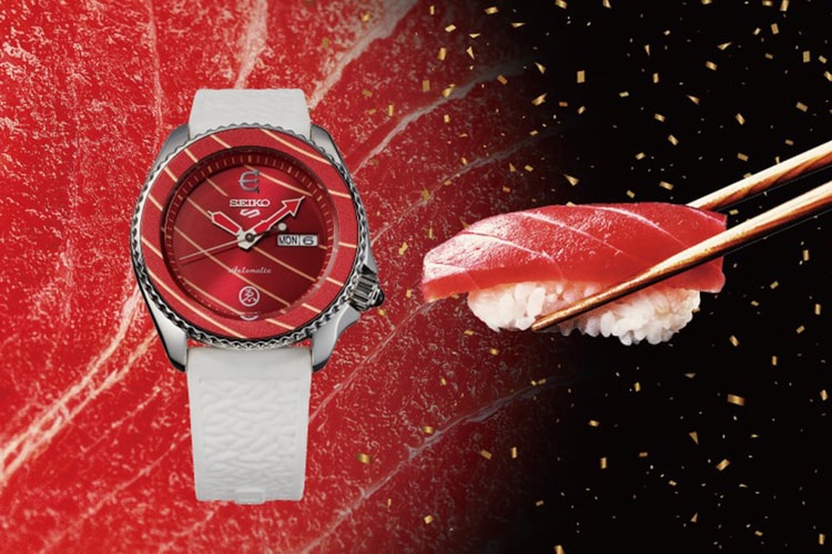 Evisen Skateboards が寿司をモチーフにしたモデルなど Seiko 5 Sports とのコラボウォッチ3型を発売