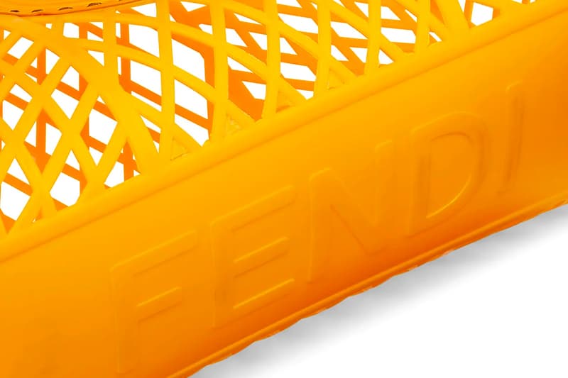フェンディからラグジュアリーなプラスチック製バスケットバッグが登場 Fendi Recycled Plastic BASKET Handbag Release 1990s nostalgia shopping basket