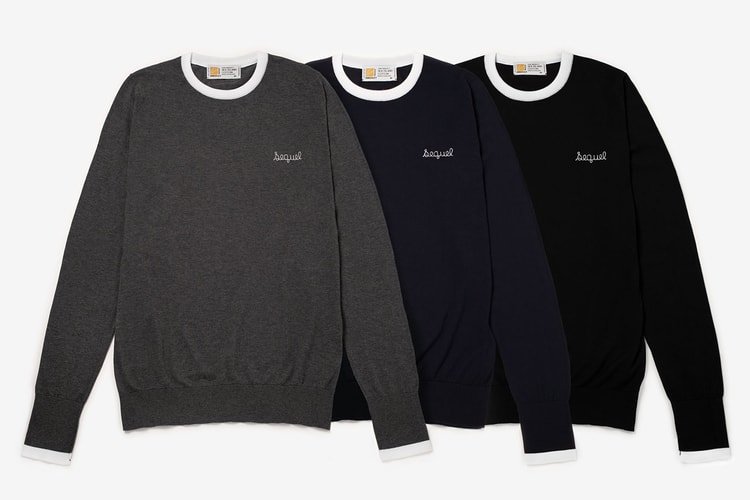 fragment design x SEQUEL x John Smedley のトリプルコラボニットがリリース