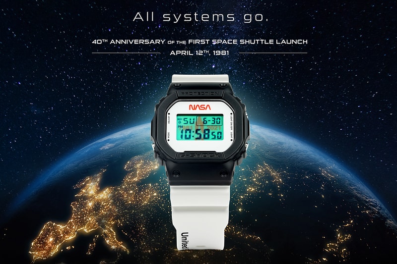 ジーショックからナサのスペースシャトル コロンビア 打ち上げ40周年を記念した限定 DW-5600 が登場 g shock DW5600 nasa space shuttle launch 40th anniversary release date info store list buying guide photos price 