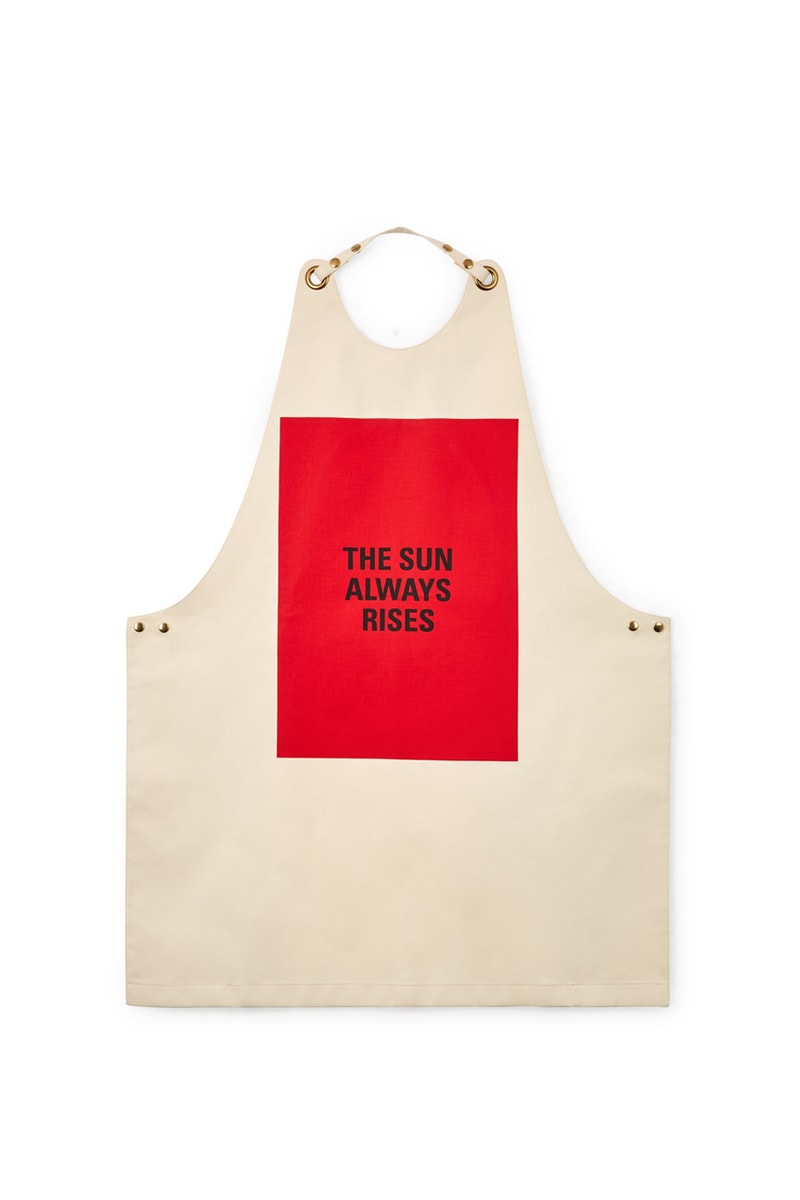 ジル サンダーからハイエンド志向な料理好きの方に向けたエプロンが登場 Jil Sander Men's Apron Lucie Luke Meier Dover Street Market London DSM DSML Cooking Chef Food Kitchen Clothing Chefs Gear