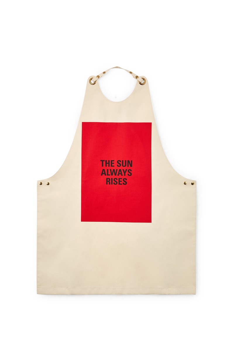 ジル サンダーからハイエンド志向な料理好きの方に向けたエプロンが登場 Jil Sander Men's Apron Lucie Luke Meier Dover Street Market London DSM DSML Cooking Chef Food Kitchen Clothing Chefs Gear 