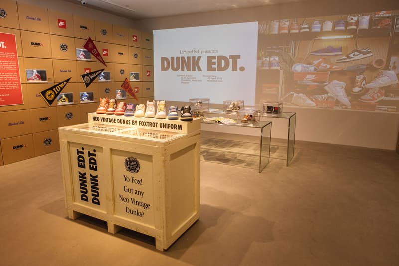 シンガポールのスニーカーブティック『Limited Edt』が Nike Dunk の貴重なアーカイブを集めたエキシビジョンを開催中 Limited Edt "Dunk Edt." Nike Exhibition Recap inside look on feet retro museum co.jp colorway vintage sale low high