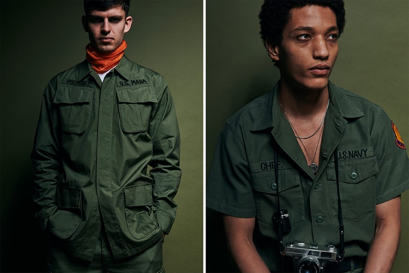 マハリシ maharishi london spring summer 2021 ss21 maha tailor shop military vietnam us america details release information