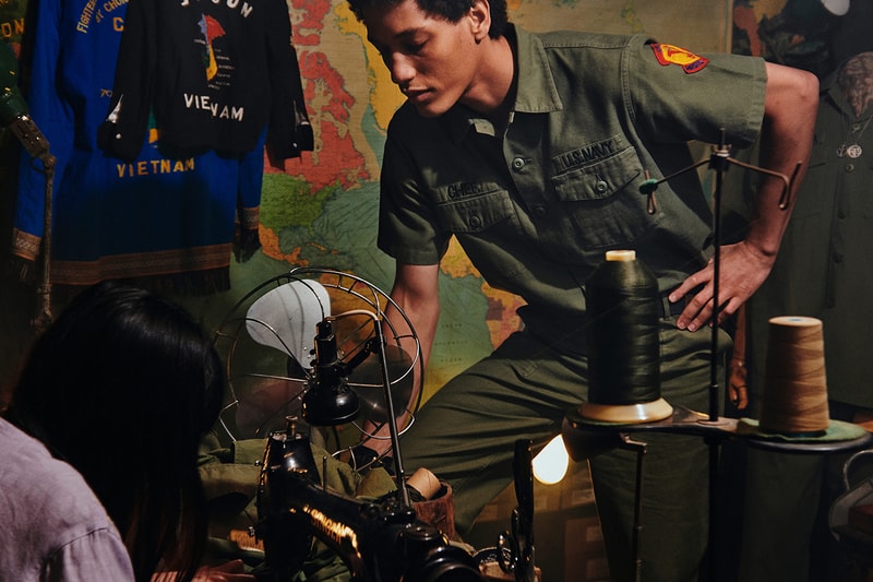 マハリシ maharishi london spring summer 2021 ss21 maha tailor shop military vietnam us america details release information