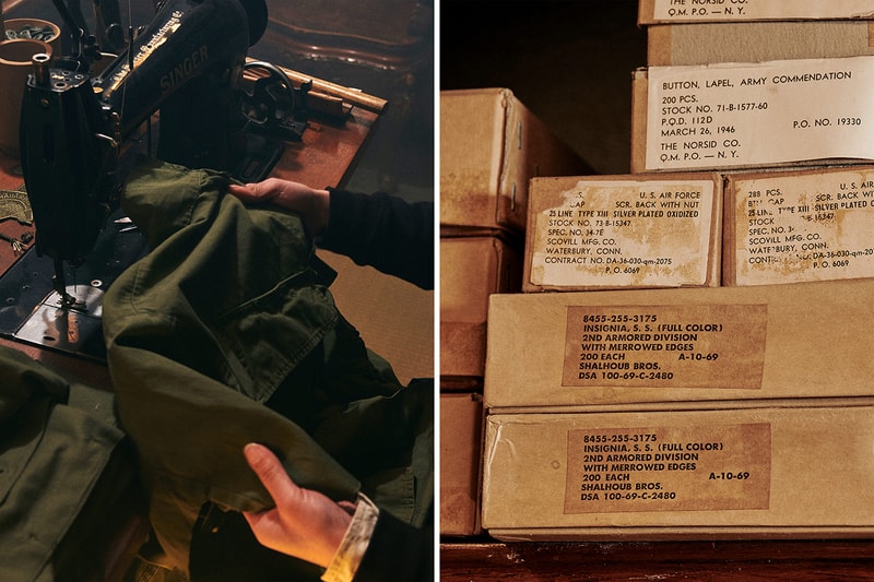 マハリシ maharishi london spring summer 2021 ss21 maha tailor shop military vietnam us america details release information
