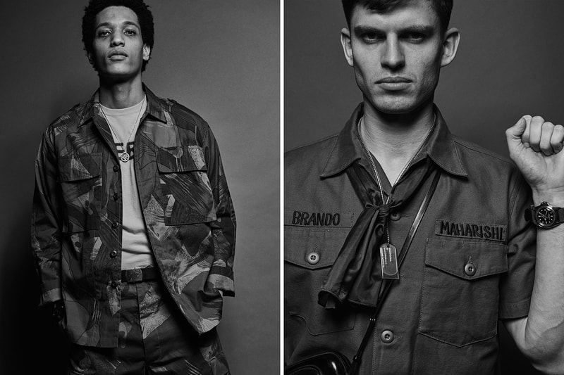 マハリシ maharishi london spring summer 2021 ss21 maha tailor shop military vietnam us america details release information