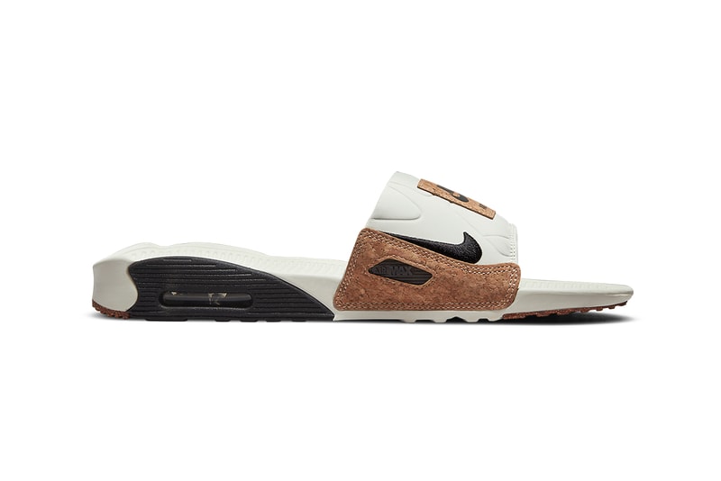 ナイキ エア マックス 90をモチーフとしたスライドサンダルの新作“コーク”が登場 nike air max 90 slide cork black BQ4635 103 release date info store list buying guide photos price 