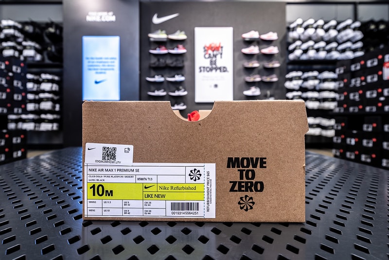 ナイキが返品された靴を割引価格で再販する循環型プログラムを発表 nike refurbished circularity program return shoes nike grind release info store list move to zero extend footwear life