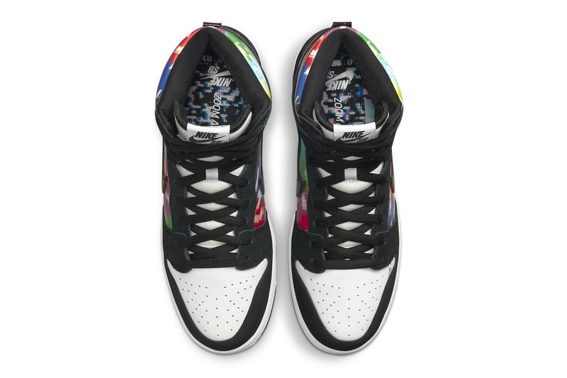 ナイキ SB からテレビのエラー画面を大胆にプリントした ダンク ハイ “TV シグナル” が登場 Nike SB Dunk High TV Signal Official Look Release Info CZ2253-100 Buy Price