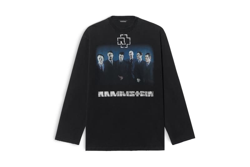 バレンシアガ デムナ・ヴァザリア ラムシュタインRammstein x Balenciaga Capsule Collaboration, Playlist apple music photoshoot apparel clothing jacket coat hoodie tee shirt bag hat demna gvasalia