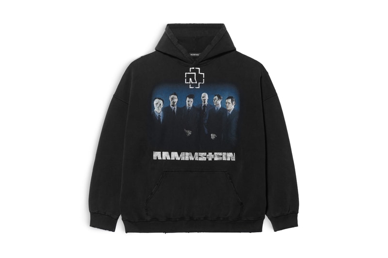 バレンシアガ デムナ・ヴァザリア ラムシュタインRammstein x Balenciaga Capsule Collaboration, Playlist apple music photoshoot apparel clothing jacket coat hoodie tee shirt bag hat demna gvasalia