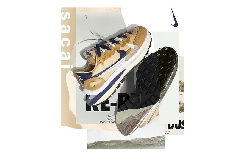 サカイ x ナイキ sacai x Nike によるコラボスニーカー Vaporwaffle の新色のリリース情報が解禁 