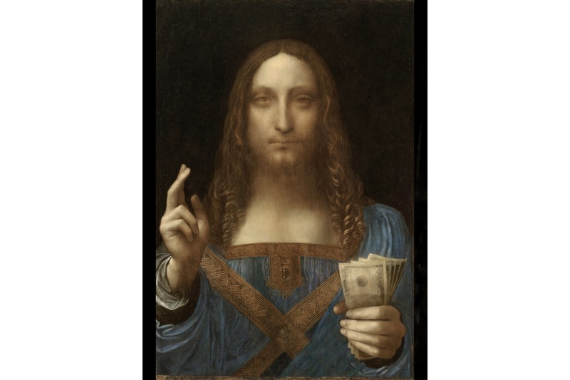 レオナルド・ダ・ヴィンチの絵画 “サルバトール・ムンディ” のパロディ作品が “NFT” アートとして出品された意図とは？ salvator metaversi opensea nft ben lewis leonardo da vinci