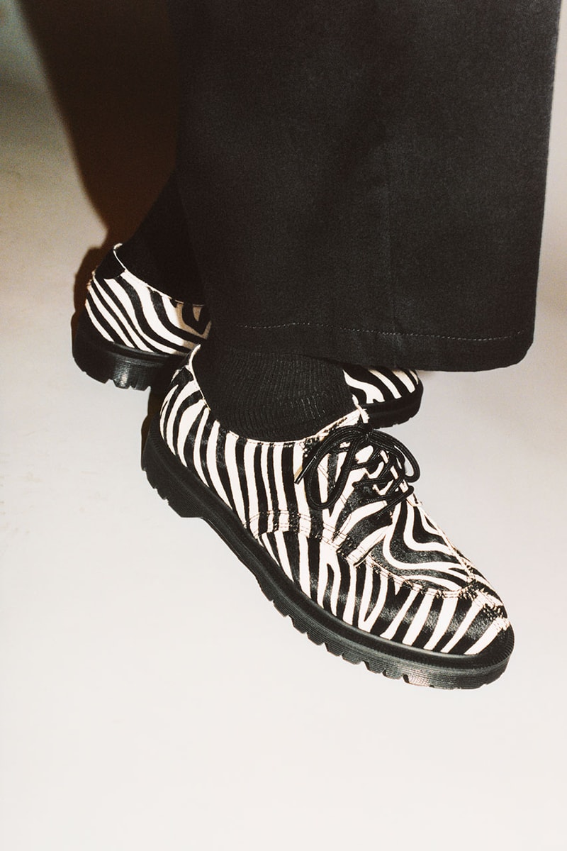 シュプリーム x ドクターマーチン Supreme x Dr. Martens から3色展開の5ホールシューズがリリース 