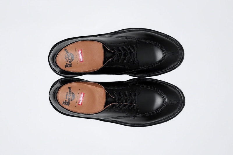 シュプリーム x ドクターマーチン Supreme x Dr. Martens から3色展開の5ホールシューズがリリース 