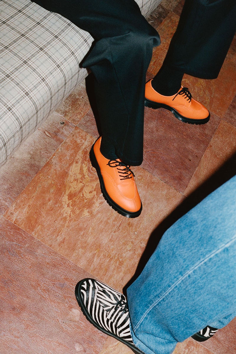 シュプリーム x ドクターマーチン Supreme x Dr. Martens から3色展開の5ホールシューズがリリース 
