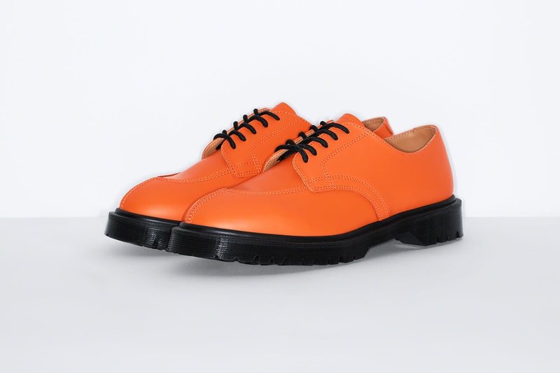 シュプリーム x ドクターマーチン Supreme x Dr. Martens から3色展開の5ホールシューズがリリース 