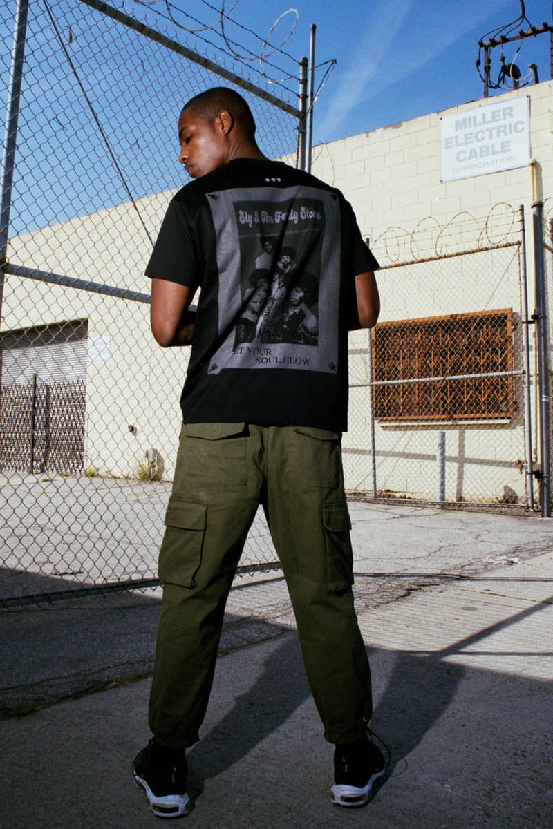 タトラスが 2Pacとスライ・アンド・ザ・ファミリー・ストーンとのコラボアイテムを発売 TATRAS 2Pac Sly & The Family Stone collab T-shirt Vinyl Motion record player turntable release info