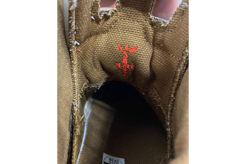 トラヴィス・スコットxエア ジョーダン 6“ブリティッシュ カーキ”の実物画像にクローズアップ Travis Scott Air Jordan 6 British Khaki Another Look Release Info DH0690-200 Date Buy Price Sail Bright Crimson