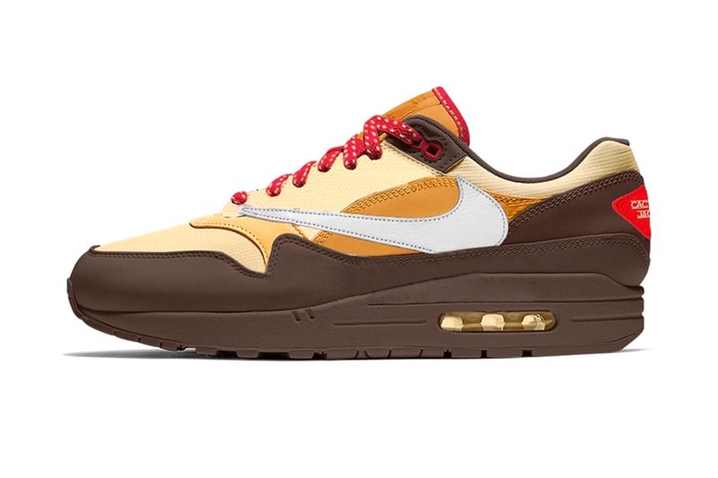 トラヴィス・スコットxナイキ エア マックス 1“カクタス・ジャック”は5カラーが用意か Travis Scott Nike Air Max 1 Cactus Jack 5 Colorways Rumor Info Baroque Brown Lemon Drop Wheat Chile Red Off Noir Cave Stone Dusty Sage Celadon Saturn Gold Tea Tree Mist Tent Grey Haze Light Silver Celadon Canvas