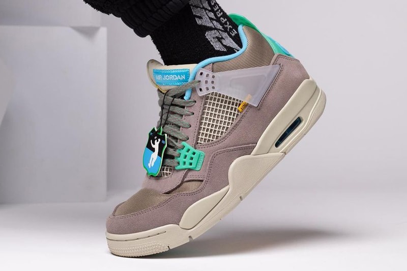 ユニオン LAの30周年を祝うコラボ企画にエアジョーダン 4 が登場するとの噂 union la chris gibbs air michael jordan brand 4 30th anniversary collaboration gray blue green tan official release date info photos price store list buying guide