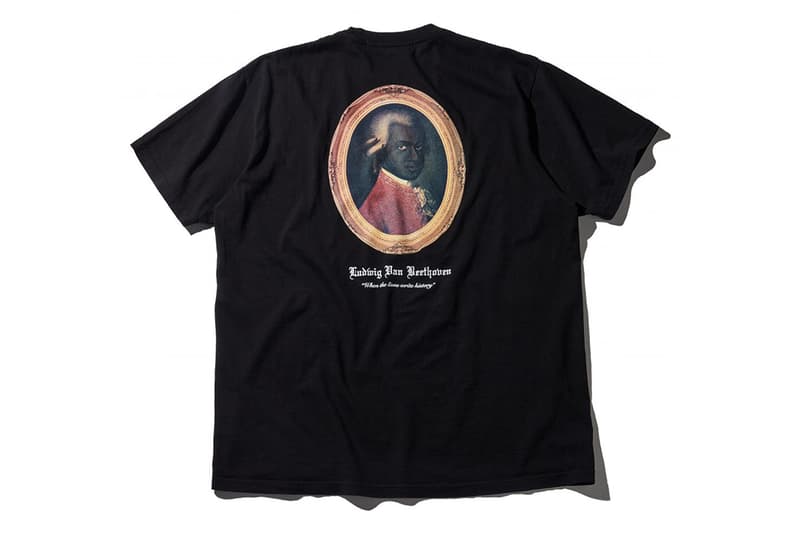 ユニオンが30周年を記念するコラボ企画にノアを招聘 Union Los Angeles x NOAH NY 30th Anniversary Collaboration beethoven dark lady shakespeare alexandre dumas graphic tee shirt hoodie release date info buy price web site store collection capsule