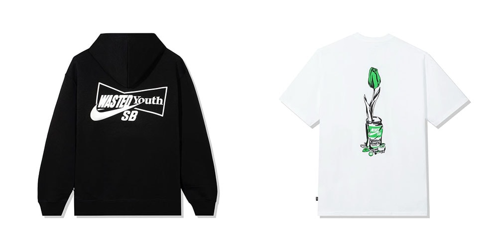 ウェイステッドユース x ナイキSBからアパレルコレクションが発売 