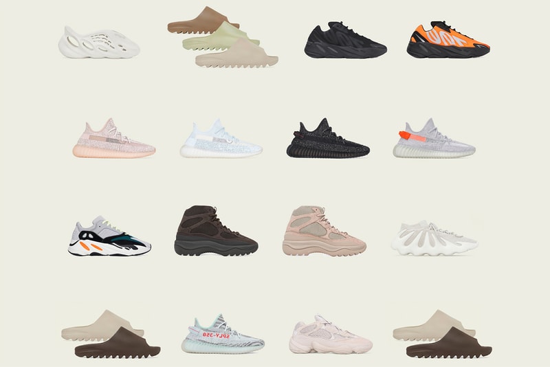 2021年後半にイージーのフットウェアが大量にリストックされる可能性が浮上 adidas yeezy restocks 2021 yeezy boost 700 mnvn orange triple black wave runner yeezy boost 350 v2 tail light reflective blue tint synth black static foam runner sand yeezy 450 cloud white yeezy slide pure core resin soot yeezy 500 blush yeezy desert boot oil rock 