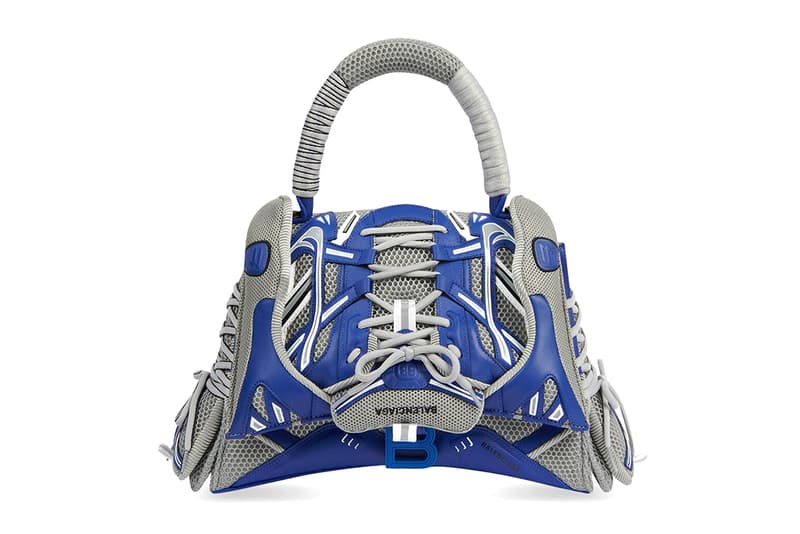 バレンシアガがスニーカーを解体してバッグにしたようなユニークなアイテムを発表 Balenciaga Sneakerhead Medium Top Handle Bag Release Buy Price black Blue Grey