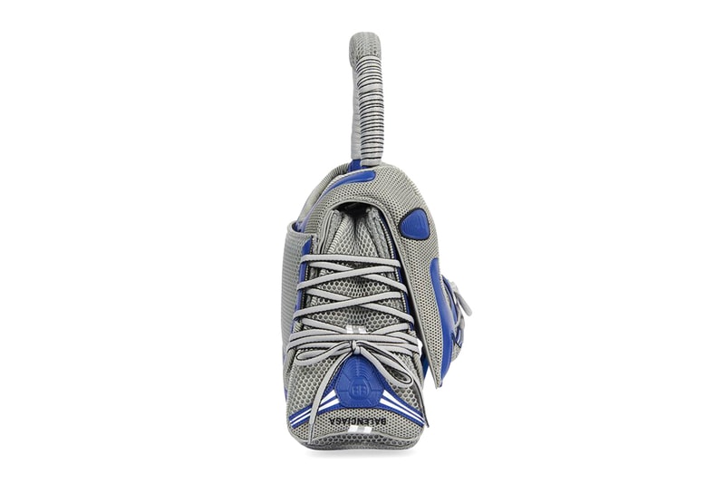 バレンシアガがスニーカーを解体してバッグにしたようなユニークなアイテムを発表 Balenciaga Sneakerhead Medium Top Handle Bag Release Buy Price black Blue Grey