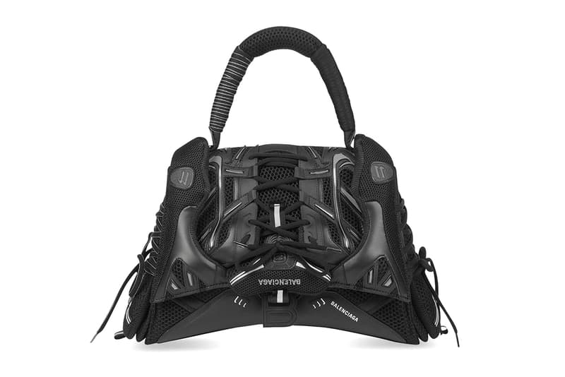 バレンシアガがスニーカーを解体してバッグにしたようなユニークなアイテムを発表 Balenciaga Sneakerhead Medium Top Handle Bag Release Buy Price black Blue Grey