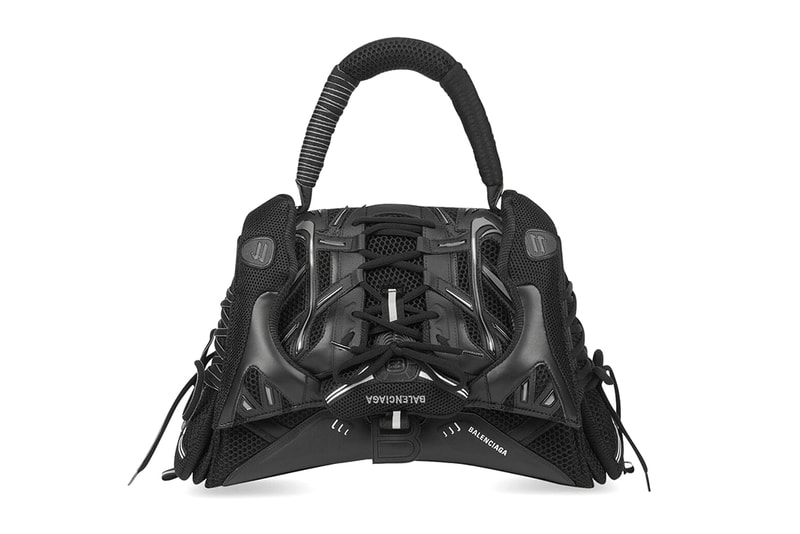 バレンシアガがスニーカーを解体してバッグにしたようなユニークなアイテムを発表 Balenciaga Sneakerhead Medium Top Handle Bag Release Buy Price black Blue Grey