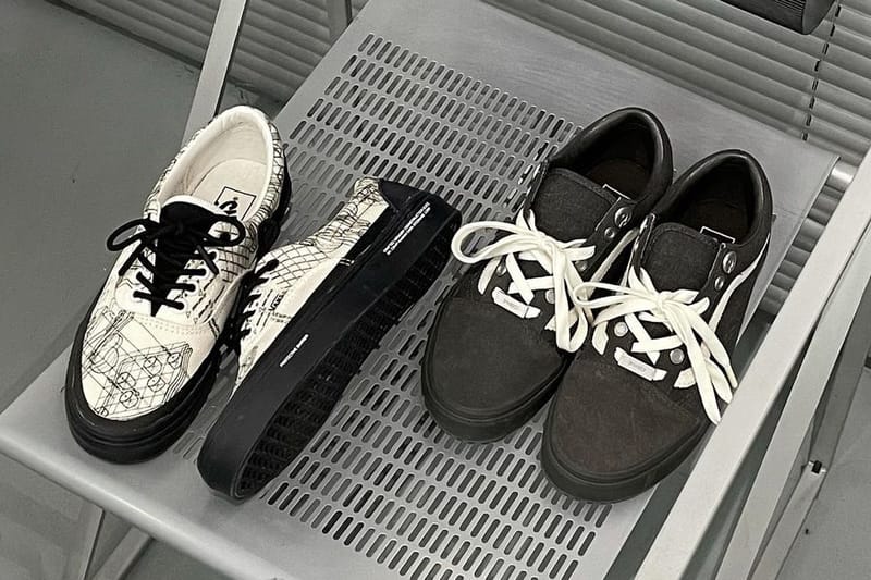 C2H4 x Vans によるミニマルな意匠のコラボフットウェアが登場