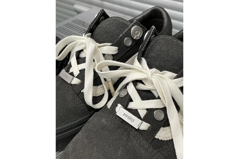 C2H4 x ヴァンズ によるミニマルな意匠のコラボフットウェアが登場 c2h4 vans era blueprint old skool black denim white silver official release date info photos price store list buying guide